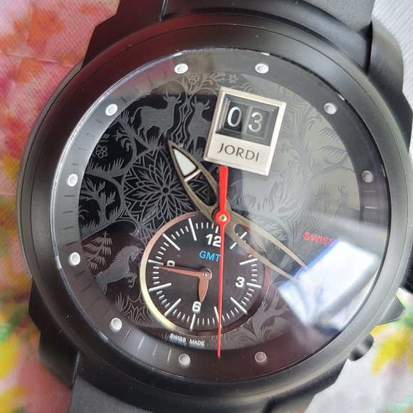 Michel Jordi Mega Icon Magic Black 300.09.001.01 Black Dial Quartz Men's Watch‎️ - Picture 12 of 14